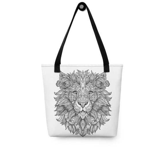 Lion Mandala Color-Me Tote bag