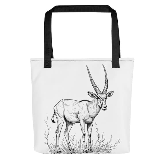 African Antelope Coloring Book Tote bag - Color Me Tote