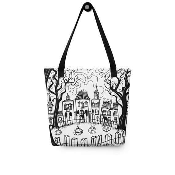 Halloween Haunted House Trick or Treat Color-Me Tote bag