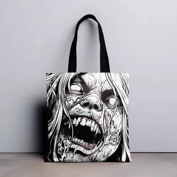 Zombie Nation Color-Me Tote bag