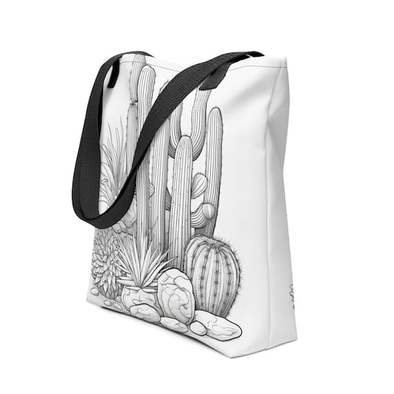 Cactus Color-Me Tote bag