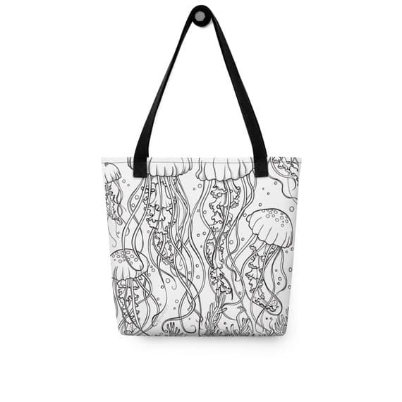 Undersea Jellies Color-Me Tote bag